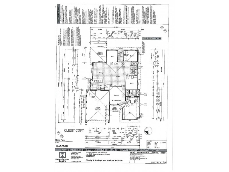 6 Ravensbourne Street, Yanchep WA 6035 Floorplan