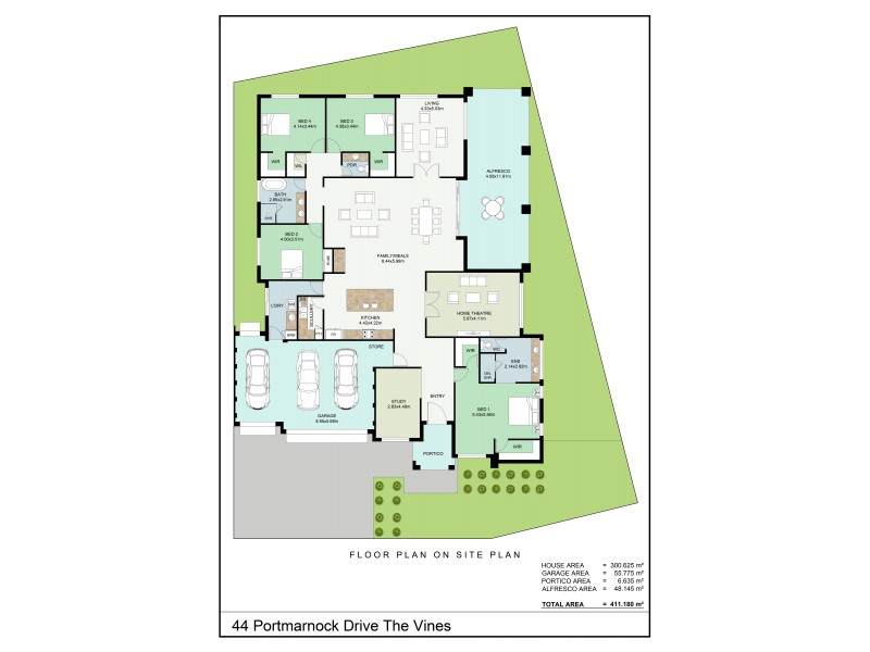 44 Portmarnock Drive, The Vines WA 6069 Floorplan