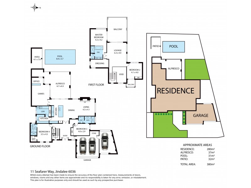 11 Seafarer Way, Jindalee WA 6036 Floorplan