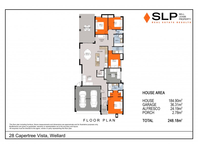 28 Capertree Vista, Wellard WA 6170 Floorplan