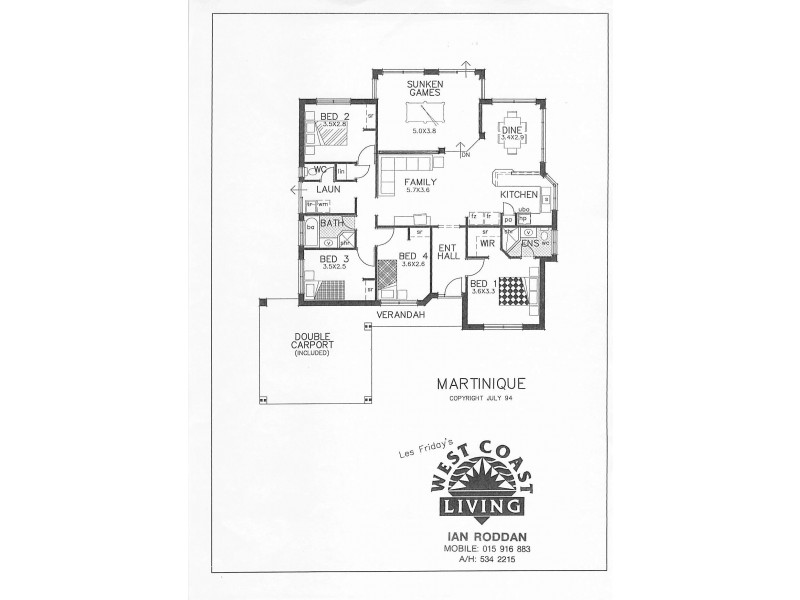 35 Redcliffe Road, Greenfields WA 6210 Floorplan