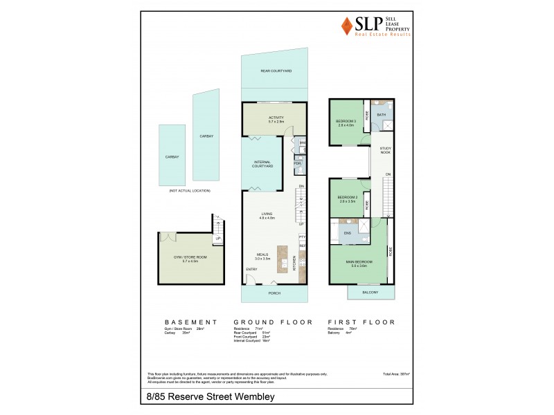 8/85 Reserve Street, Wembley WA 6014 Floorplan