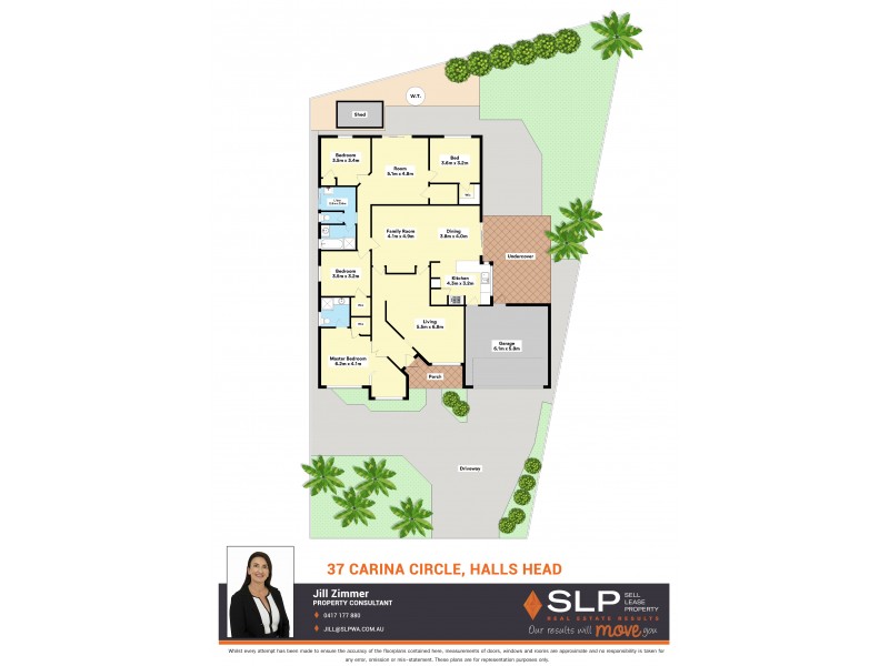 37 Carina Circle, Halls Head WA 6210 Floorplan