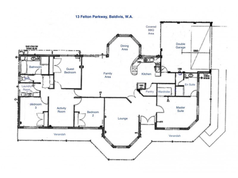 13 Felton Parkway, Baldivis WA 6171 Floorplan