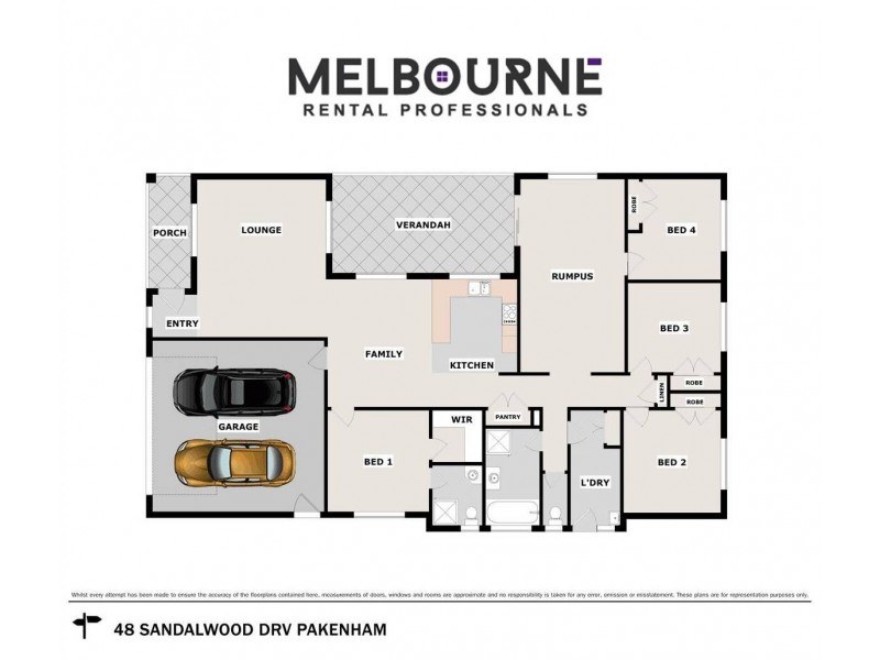 48 Sandalwood Drive, Pakenham VIC 3810 Floorplan