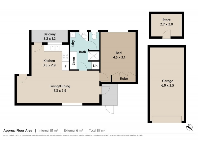 8/111 Moreton Street, New Farm QLD 4005 Floorplan