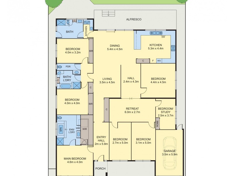 5 Claronga Street, Bentleigh East VIC 3165 Floorplan