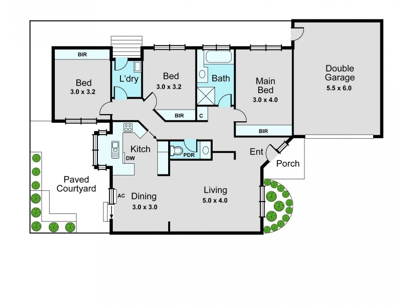 3/39 Eulinga Road, Clarinda VIC 3169 Floorplan