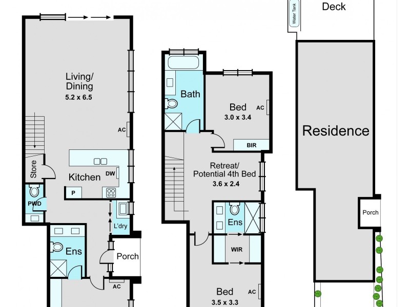 1/16 Nonna Street, Oakleigh East VIC 3166 Floorplan
