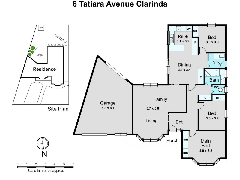 6 Tatiara Avenue, Clarinda VIC 3169 Floorplan