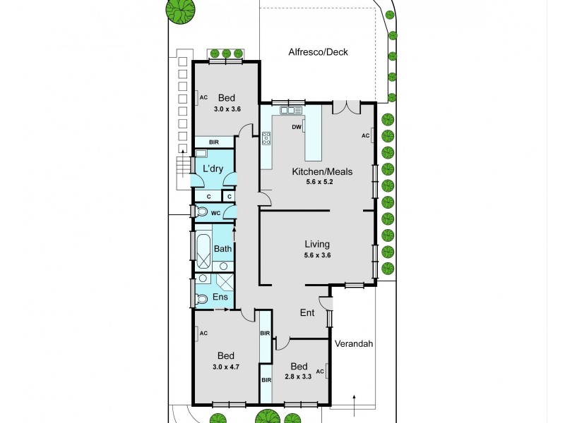 1/29 Golf Road, Oakleigh South VIC 3167 Floorplan