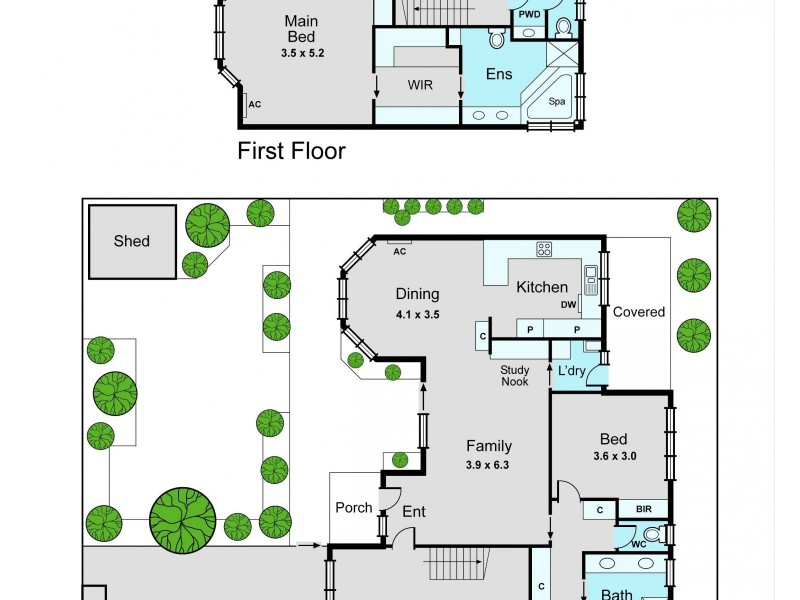 2/18a Canterbury Street, Hughesdale VIC 3166 Floorplan