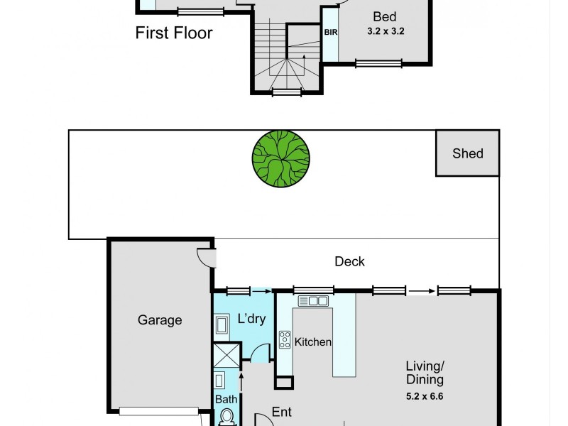 2/9 Kurrajong Avenue, Glen Waverley VIC 3150 Floorplan