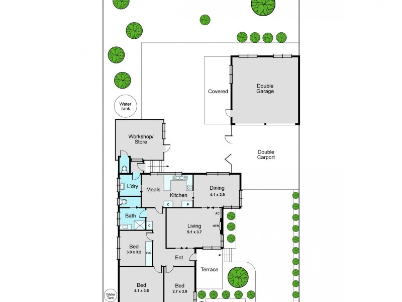 9 Stapley Crescent, Chadstone VIC 3148 Floorplan