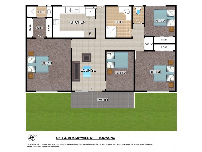 3/49 Maryvale Street, Toowong QLD 4066 Floorplan