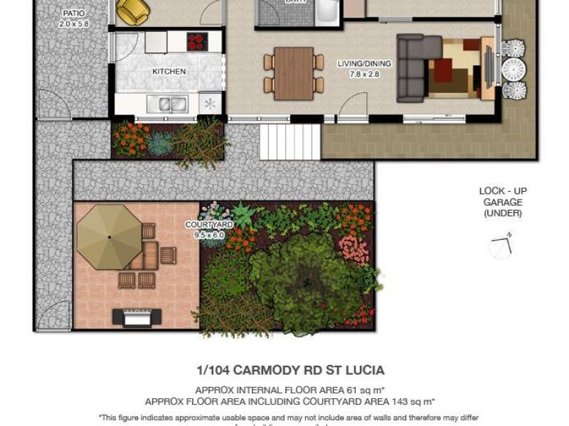 104 Camody Road, St Lucia QLD 4067 Floorplan
