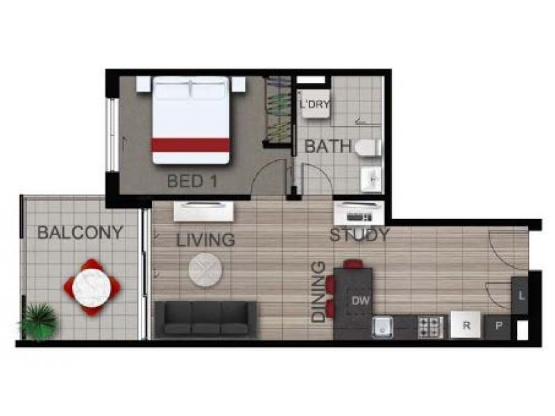 9/24 Brooke Street, Bowen Hills QLD 4006 Floorplan