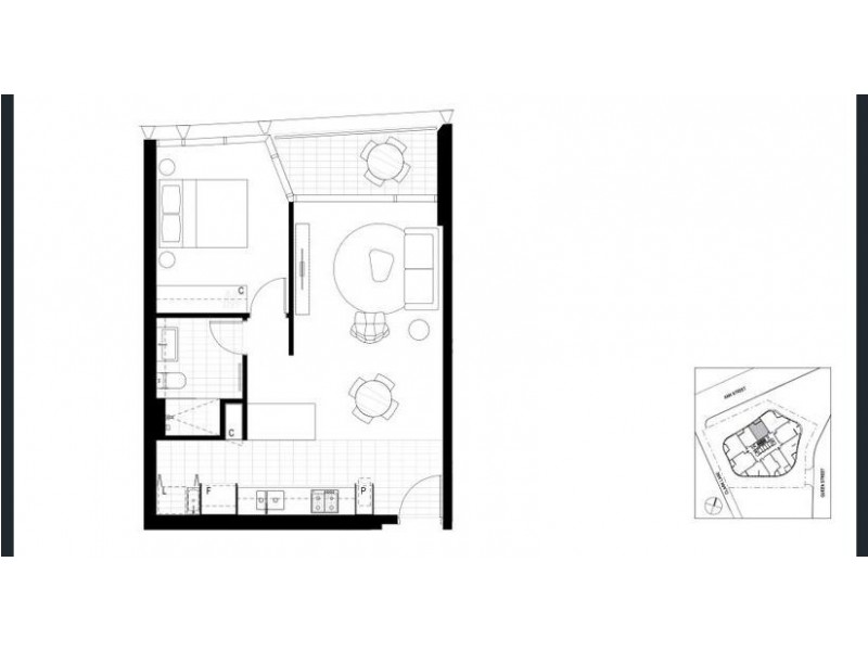 2101/550 QUEEEN STREET, Brisbane QLD 4000 Floorplan