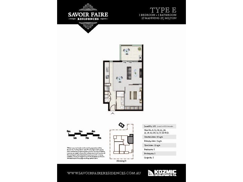 65/27 Manning Street, Milton QLD 4064 Floorplan