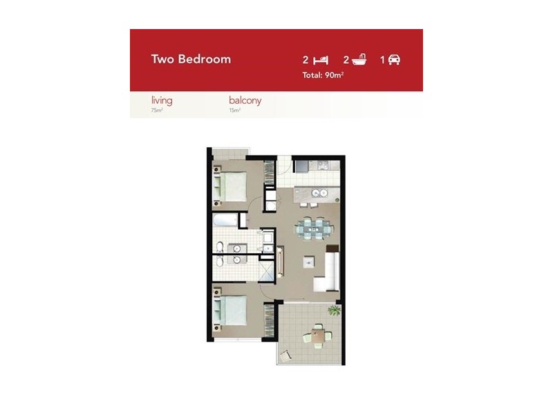 7103/7 Emporio Place, Maroochydore QLD 4558 Floorplan