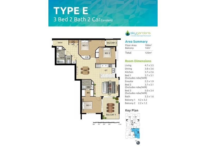 1105/5 Cremin Street, Upper Mount Gravatt QLD 4122 Floorplan