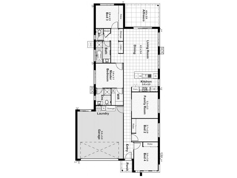Lot 44 Bodydaw Road, Ormeau QLD 4208 Floorplan