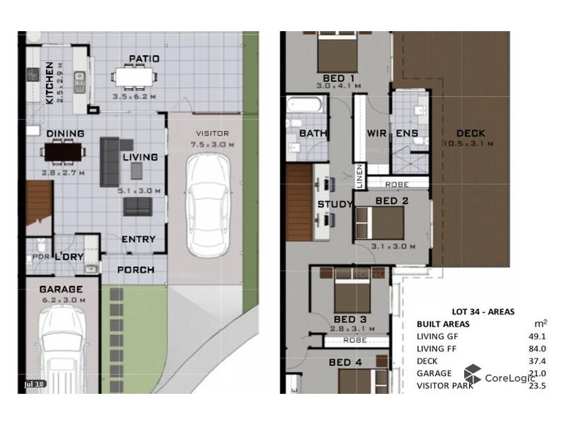26/39 Lacey Rd, Carseldine QLD 4034 Floorplan