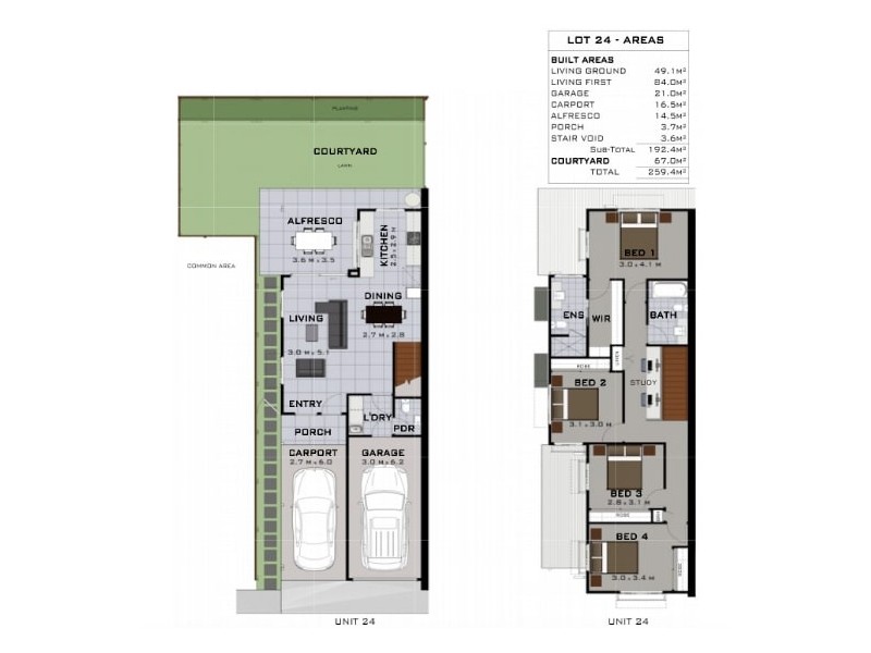 24/39 Lacey Rd, Carseldine QLD 4034 Floorplan