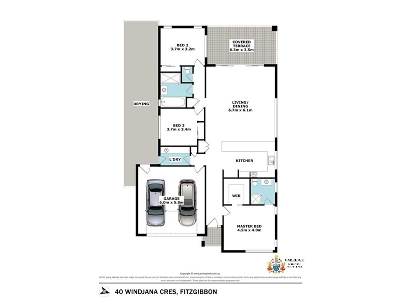 40 Windjana Crescent, Fitzgibbon QLD 4018 Floorplan