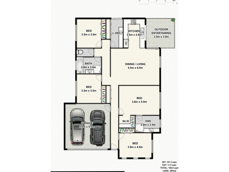 68 Otway Circuit, Fitzgibbon QLD 4018 Floorplan