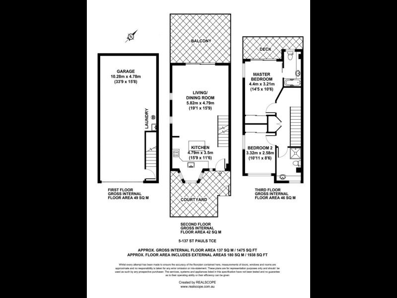 5/137 St Paul’s Terrace, Spring Hill QLD 4000 Floorplan