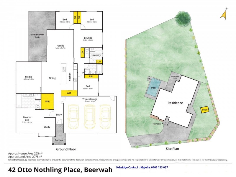 42 Otto Nothling Place, Beerwah QLD 4519 Floorplan