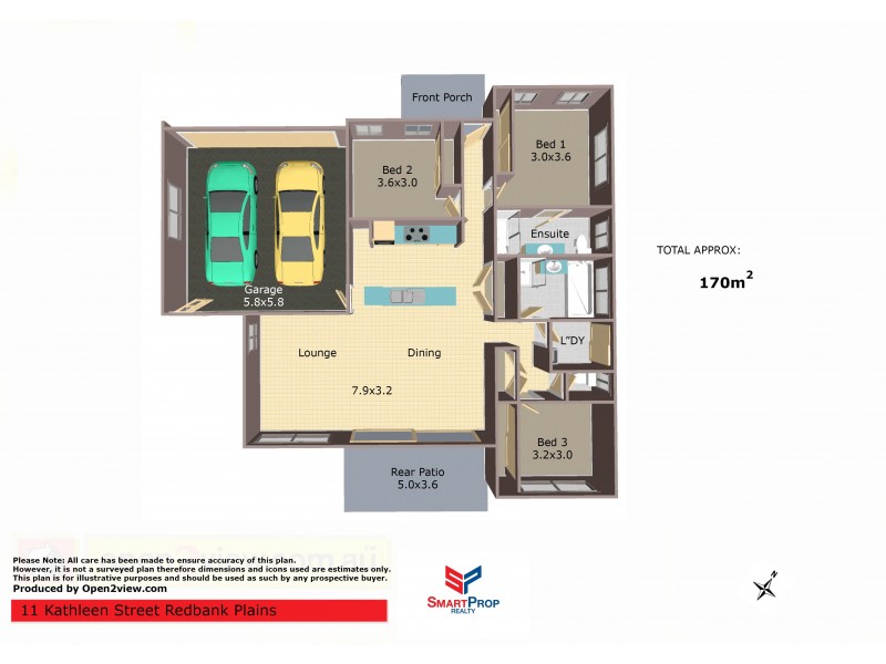 11 Kathleen St., Redbank Plains QLD 4301 Floorplan