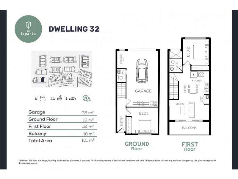 25 Isparta Mews, Roxburgh Park VIC 3064 Floorplan