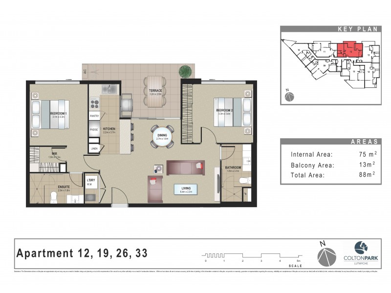33/25 Colton Avenue, Lutwyche QLD 4030 Floorplan