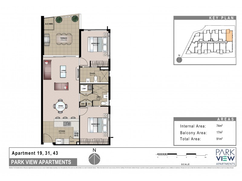 19/24 Colton Avenue, Lutwyche QLD 4030 Floorplan