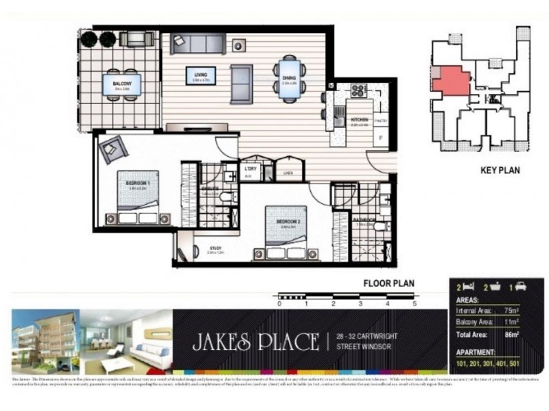 101/28 Cartwright Street, Windsor QLD 4030 Floorplan