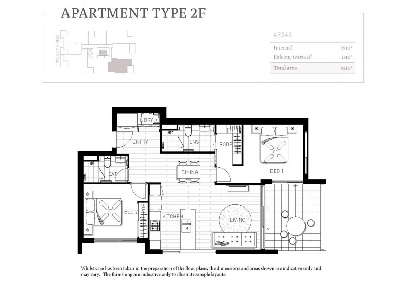 1007/28 Wolseley Street, Woolloongabba QLD 4102 Floorplan