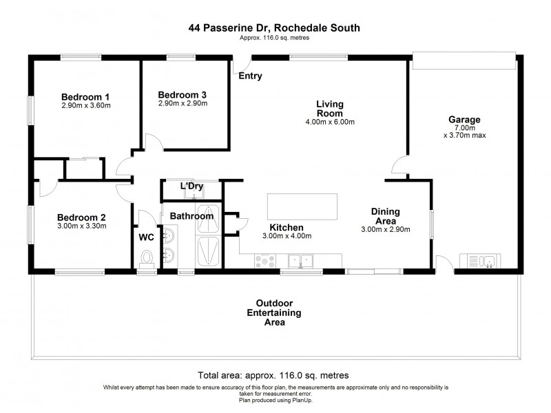 44 Passerine Drive, Rochedale South QLD 4123 Floorplan