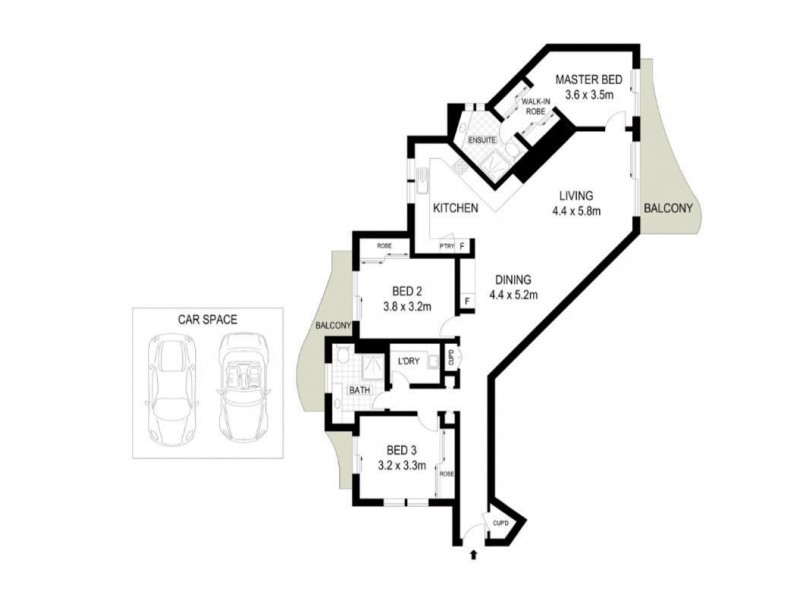 Room 1/71/501 Queen Street, Brisbane City QLD 4000 Floorplan