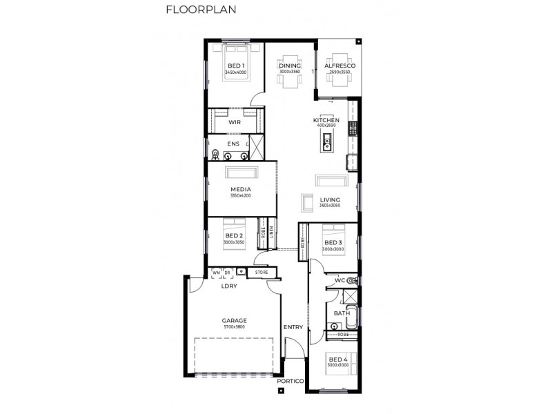 Southbank VIC 3006 Floorplan