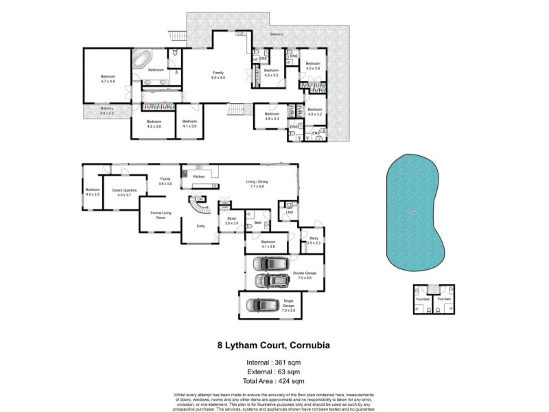 8 Lytham Court, Cornubia QLD 4130 Floorplan