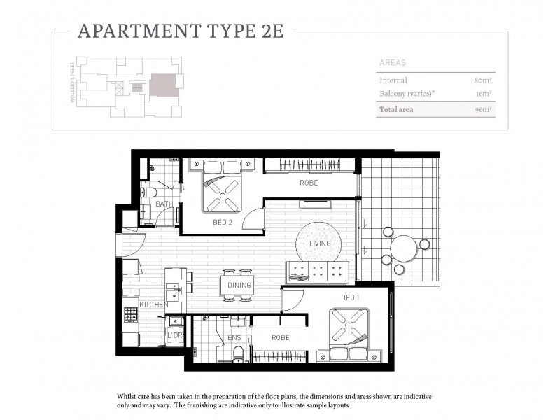 1006/28 Wolseley Street, Woolloongabba QLD 4102 Floorplan