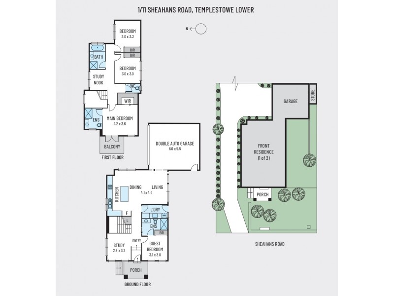 1/11 Sheahans Road, Templestowe Lower VIC 3107 Floorplan