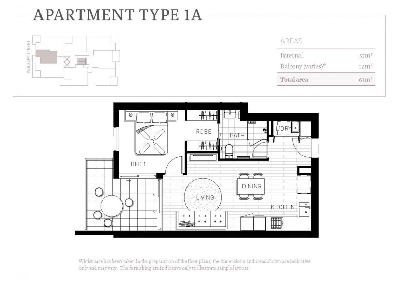 102/28 Wolseley Street, Woolloongabba QLD 4102 Floorplan