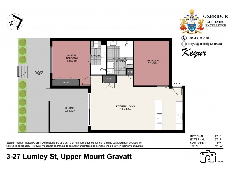 3/27 Lumley Street, Upper Mount Gravatt QLD 4122 Floorplan