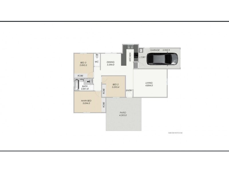 24 Bottlebrush Crescent, Redbank Plains QLD 4301 Floorplan