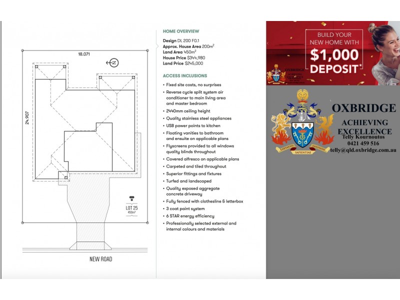 lot 25 Lot 25 – New Road Redbank Plains, Redbank Plains, QLD, 4301, Redbank Plains QLD 4301 Floorplan