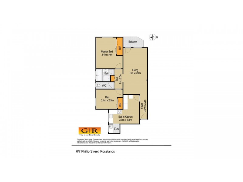 6/7 Phillip Street, Roselands NSW 2196 Floorplan