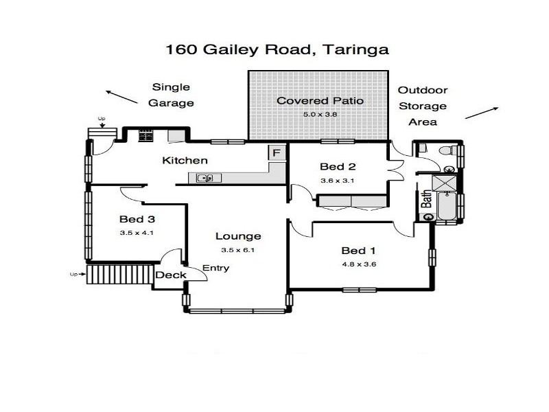 160 Gailey Road, St Lucia QLD 4067 Floorplan